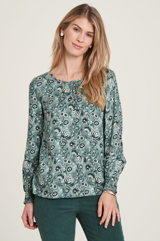 EcoVero Bluse - paisley flower